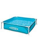 INTEX Piscinette acidulée carrée