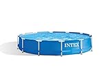 Intex 28212GN Piscine hors-sol cadre métal avec épurateur 366 x 76 cm