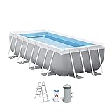 INTEX Kit piscine Prism Frame rectangulaire 4.00 x 2.00 x 1.00 m