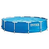 Intex Metal Frame Piscine démontable Sans épurateur 366 x 76 cm bleu