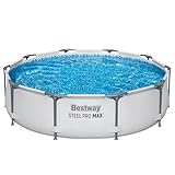 Bestway Piscine Steel Pro MAX 56406 - Système FrameLink - Montage facile - 305 x 76 cm