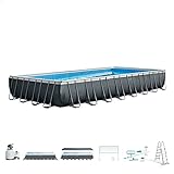 INTEX 32Ft X 16Ft X 52In Ultra XTR Rectangular Pool Set