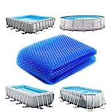 Linxor France ® Bâche à bulles ronde, ovale ou rectangle 180 microns pour piscine intex ou autre... / 26 tailles disponibles / Norme CE