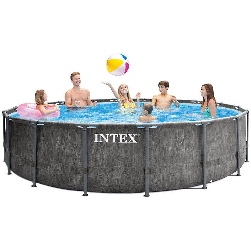 Piscine tubulaire Baltik ronde 5,49 x 1,22 m - Intex